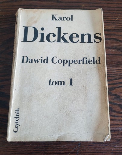Zdjęcie oferty: Dawid Copperfield t.1 Karol Dickens Czytelnik 1987