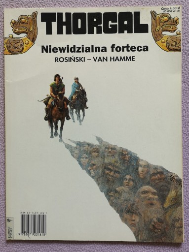 Zdjęcie oferty: Komiks Thorgal Niewidzialna forteca I wydanie 1995