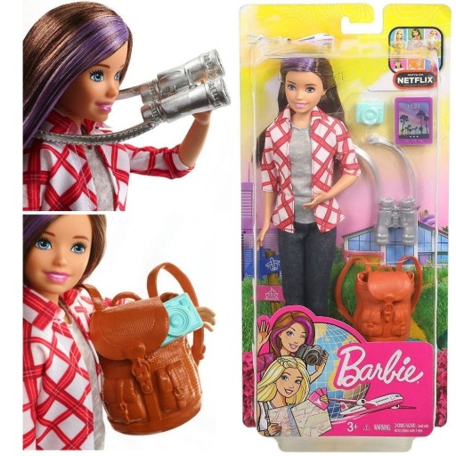 Zdjęcie oferty: LALKA BARBIE SKIPPER W PODROZY Z PLECAKIEM FWV17