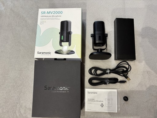 Zdjęcie oferty: Mikrofon pojemnościowy - kardioidalny - Saramonic SR-MV2000