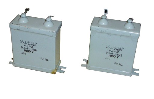 Zdjęcie oferty: Kondensator papierowy 0,5uF 1000V KH-2