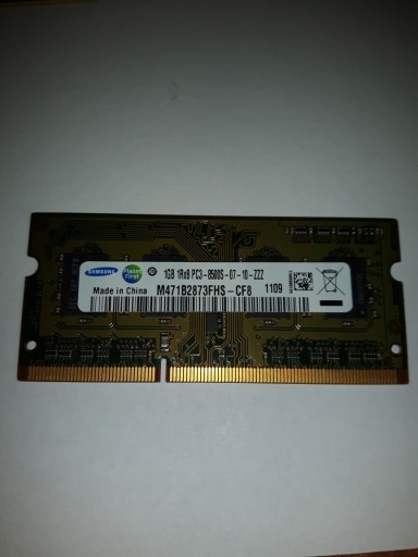 Zdjęcie oferty: 1GB DDR3 Samsung 8500s w pełni sprawna. 