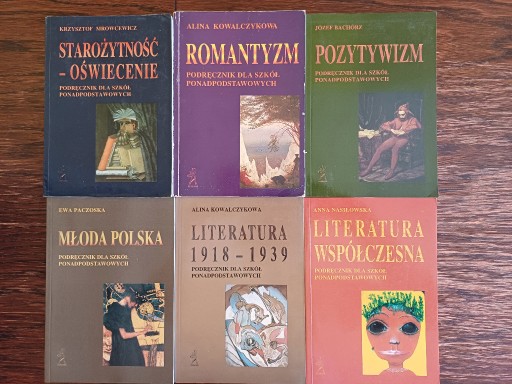 Zdjęcie oferty: Zestaw podręczników literatura - A. Kowalczykowa