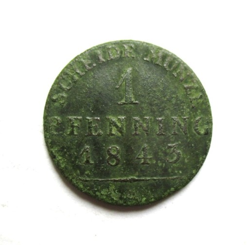 Zdjęcie oferty: 1 Pfennig 1843 r. Prusy