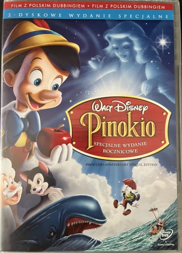 Zdjęcie oferty: Pinokio - film DVD 2 płyty, wydanie rocznicowe