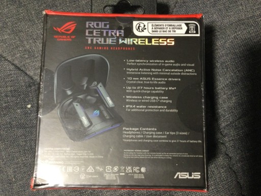 Zdjęcie oferty: ROG Cetra True Wireless black plus gratisy 