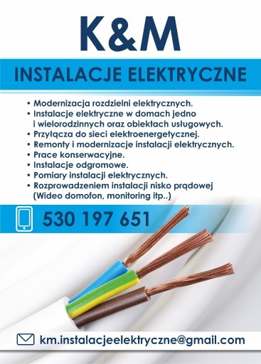 Zdjęcie oferty: Instalacje elektryczne, monitoring, alarm