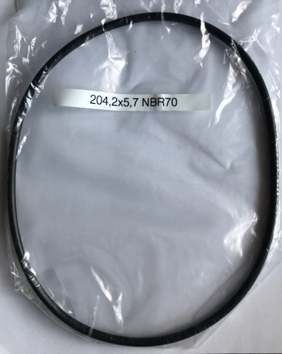 Zdjęcie oferty: 204,2x5,7 oring 70NBR o-ring NBR 1 szt