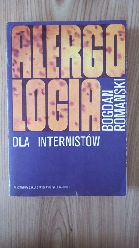 Zdjęcie oferty: Alergologia dla internistów Bogdan Romański