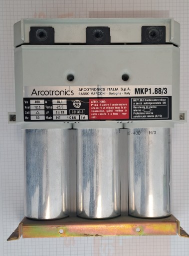 Zdjęcie oferty: Kondensator 12,5 kvar 400V - do kompensacji mocy 