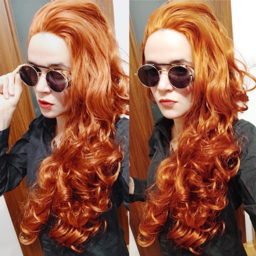 Zdjęcie oferty: Peruka wig cosplay Crowley Good Omens lace front