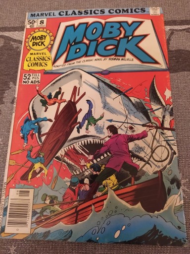 Zdjęcie oferty: Moby Dick 1976r. Marvel Classics Comics