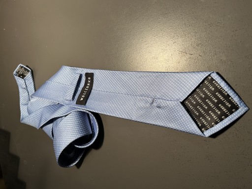 Zdjęcie oferty: Krawat WÓLCZANKA jedwab niebieski 8cm