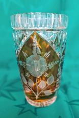 Zdjęcie oferty: Kryształowy wazon dwukolorowy HS Julia