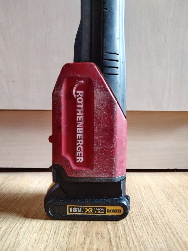 Zdjęcie oferty: Adapter Rothenberger Romax 3000 na baterie DeWalt 