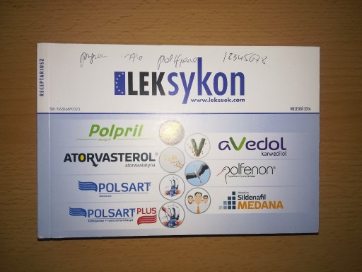 Zdjęcie oferty: Leksykon - receptariusz