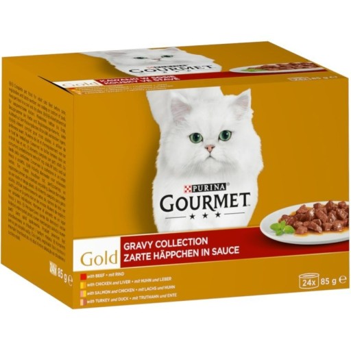 Zdjęcie oferty: Gourmet Gold kawałki w sosie 48 szt mix smaków