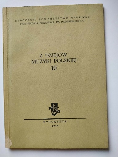 Zdjęcie oferty: Z DZIEJÓW MUZYKI POLSKIEJ 10 RED. J. WIŚNIOWSKI