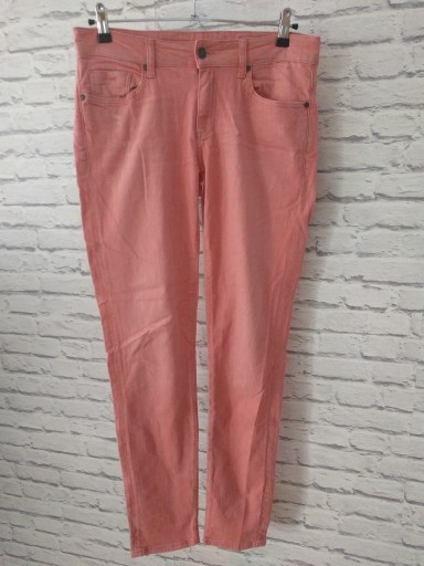 Zdjęcie oferty: Różowe rurki damskie L/XL przecierane USA spodnie
