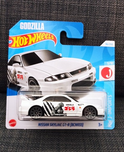 Zdjęcie oferty: Hot wheels Nissan Skyline GT-R bcnr33 Gozilla