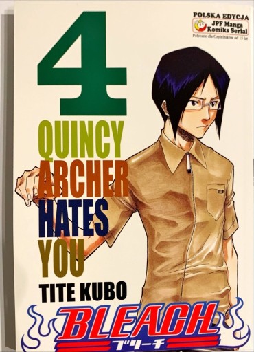 Zdjęcie oferty: Bleach tom #4 - Quincy archer hates you PL