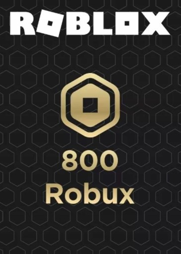 Zdjęcie oferty: ROBLOX | DOŁADOWANIE | 800 ROBUX | PC | PROMOCJA