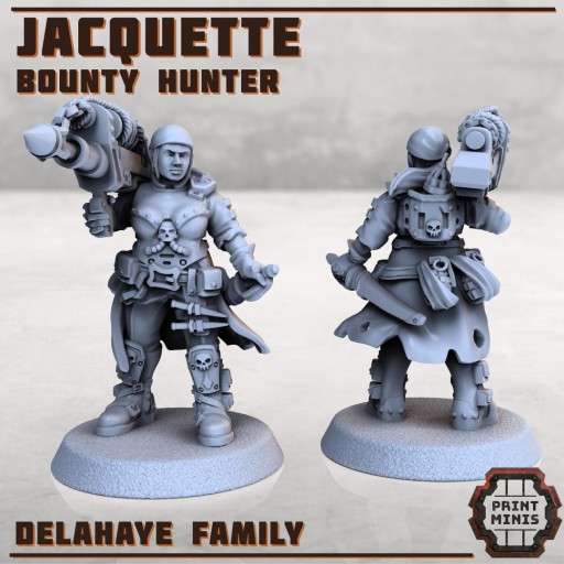 Zdjęcie oferty: Jacquette - Bounty Hunter od Print Minis