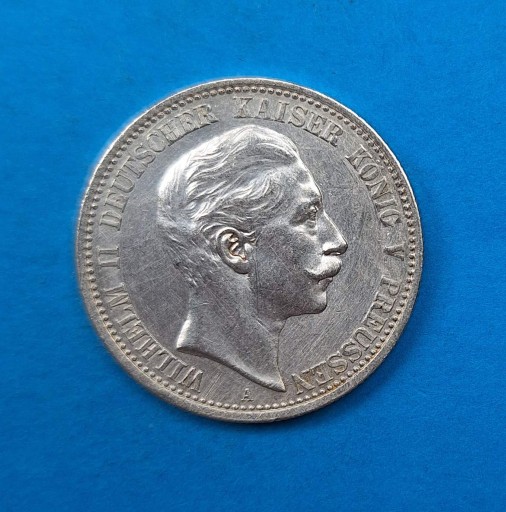 Zdjęcie oferty: Niemcy, Prusy 2 marki 1905, Wilhelm II, Ag 0,900
