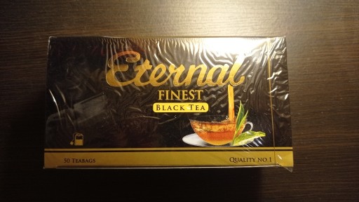 Zdjęcie oferty: Czarna herbata ekspresowa Eternal 100g 50 torebek