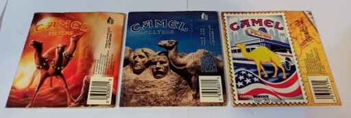 Zdjęcie oferty: 3 Stare opakowania po papierosach Camel