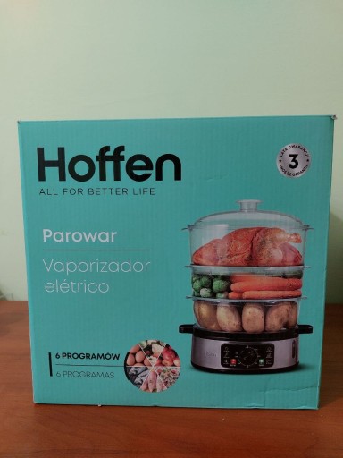 Zdjęcie oferty: Hoffen Parowar 8,5l 900W