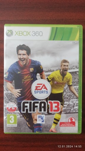 Zdjęcie oferty: FIFA 13 Xbox 360