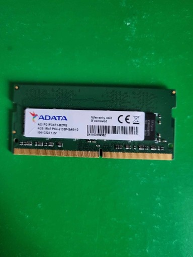 Zdjęcie oferty: Pamięć Ram DDR4 4GB ADATA PC4-2133P