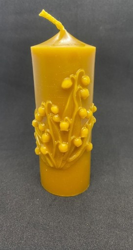 Zdjęcie oferty: Świeca woskowa z wosku pszczelego konwalia