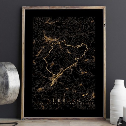 Zdjęcie oferty: Nurburg / Nordschleife formuła 1 50x70cm plakat