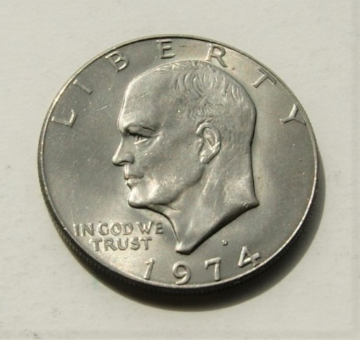 Zdjęcie oferty: 1 dolar 1974 D one dollar Eisenhower Stan !!!