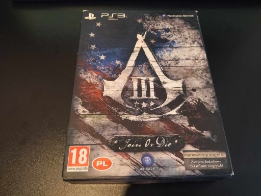 Zdjęcie oferty: Assassin's Creed III Join Or Die PS3 Używana
