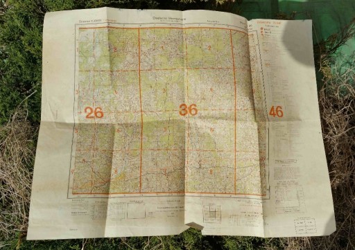 Zdjęcie oferty: mapa Generalstab der Luftwaffe 1:300 000 Wiaźma
