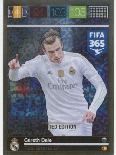 Zdjęcie oferty: PANINI FIFA 365 2016 LIMITED BALE REAL MADRID