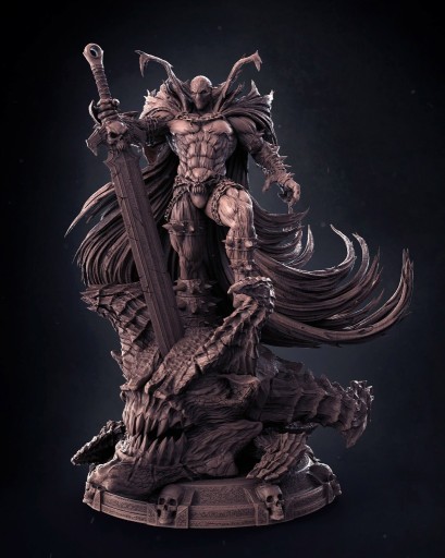 Zdjęcie oferty: Figurka druk 3D żywica 12K " SPAWN - F1267 " - 180 mm