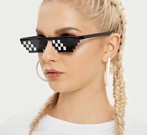 Zdjęcie oferty: Okulary Thug Life Swag Deal With It 8 Bits Piksel