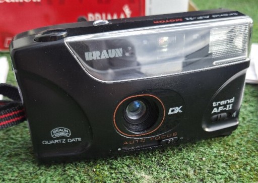 Zdjęcie oferty: Aparat kompaktowy Braun Trend AF-II Motor Quartz Date DX - 35 mm, autofocus