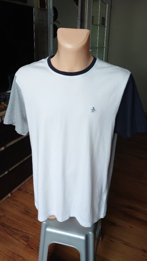 Zdjęcie oferty: Penguin t-shirt męski XXL biały szary Granatowy 