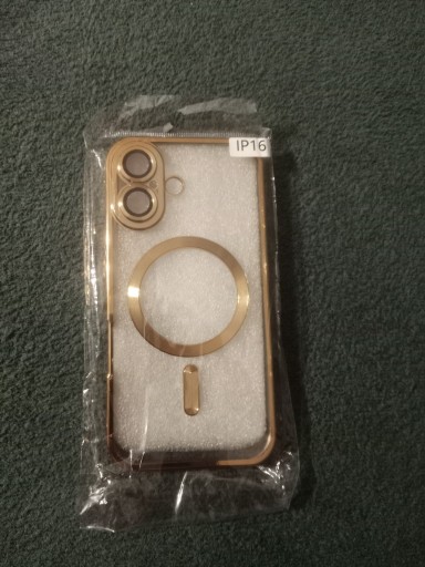 Zdjęcie oferty: ETUI DO IPHONE 16 ZLOTE WZMACNIANE MAGSAFE PRZEŻROCZYSTE GOLD
