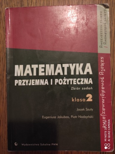 Zdjęcie oferty: Matematyka, zbiór zadań, kl. 2 - Wyd. Szkolne PWN