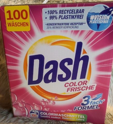 Zdjęcie oferty: DASH COLOR 6kg 100prań z Niemiec DE 