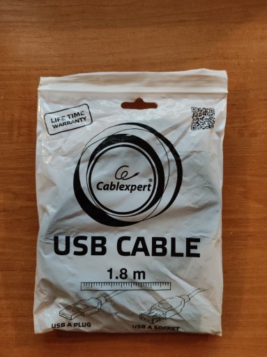 Zdjęcie oferty: Kabel USB A 1.8m męski-żeński