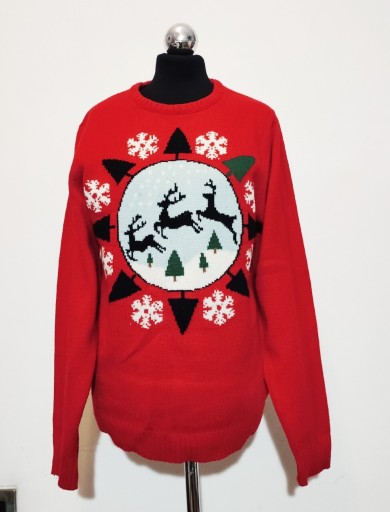 Zdjęcie oferty: Świąteczny sweterek sweter renifer M
