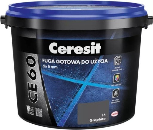 Zdjęcie oferty: Fuga Ceresit CE60 graphite 2kg.