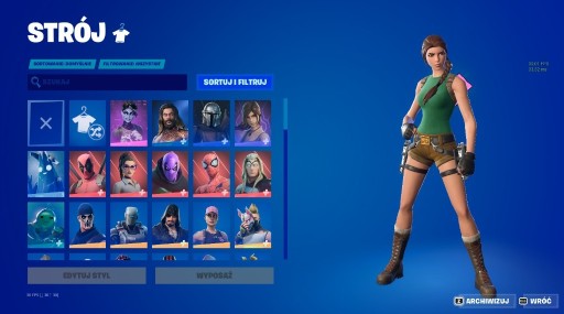 Zdjęcie oferty: Konto Fortnite 134 skiny + Ratowanie Świata + EON